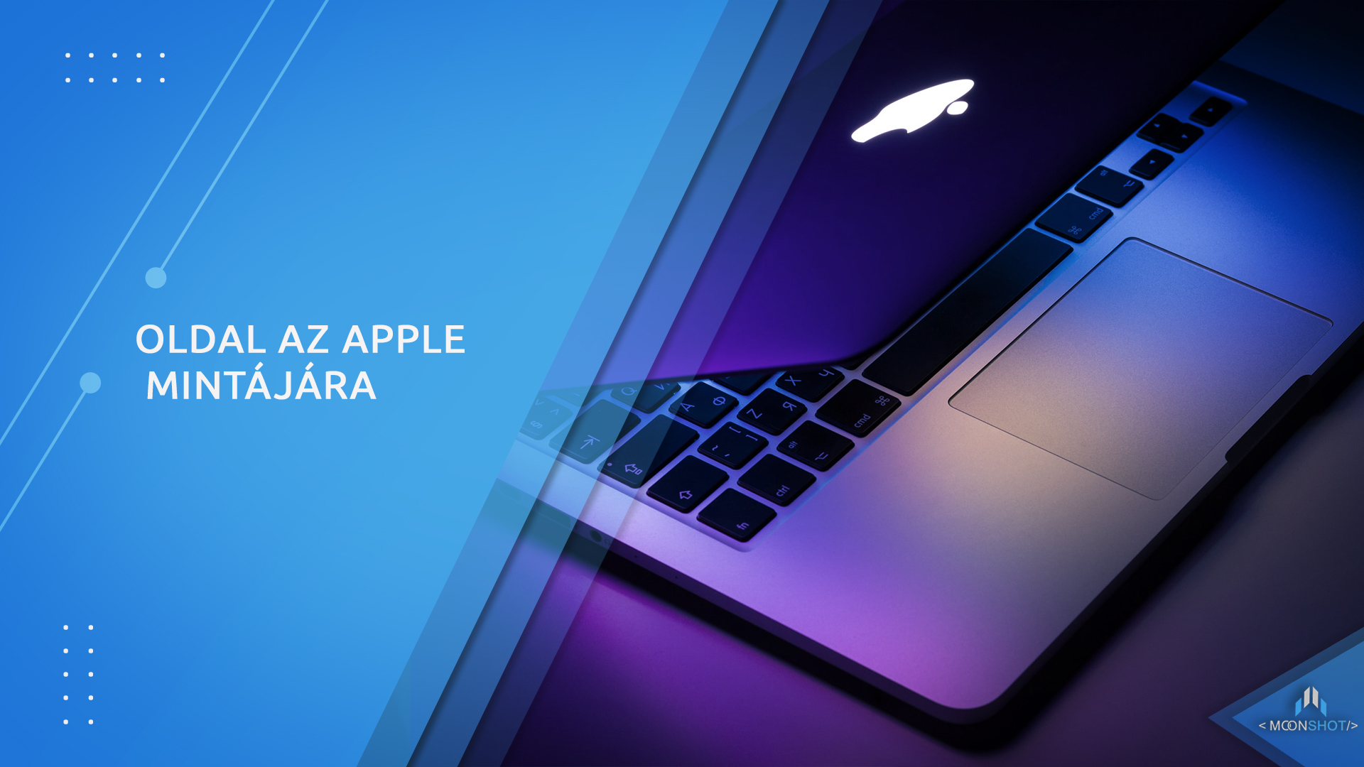 apple weboldal minta