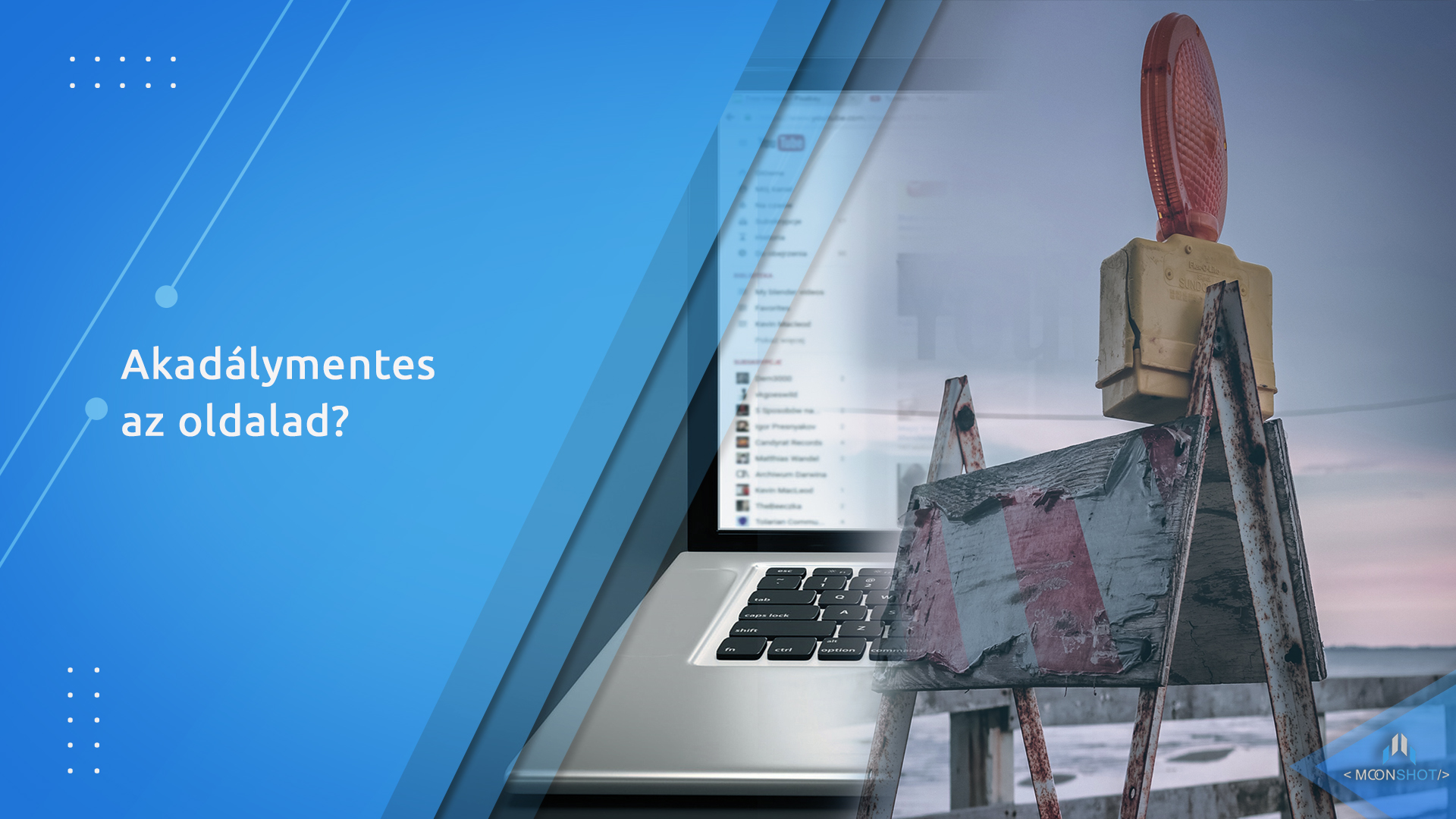 akadalymentes weboldal